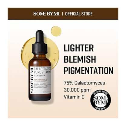 Somebymi galactomyces pure vitamin c glow serum 30 ml ser pentru luminozitate si uniformizarea aspectului pielii