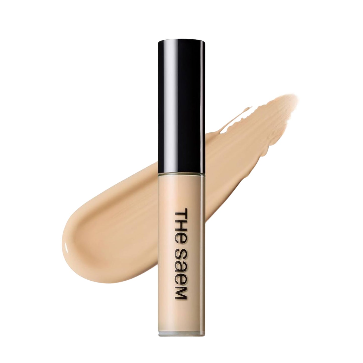 The SAEM Cover Perfection Tip Concealer 02 Rich Beige, corector lichid bej cu acoperire mare care ascunde imperfecțiunile și uniformizează tenul