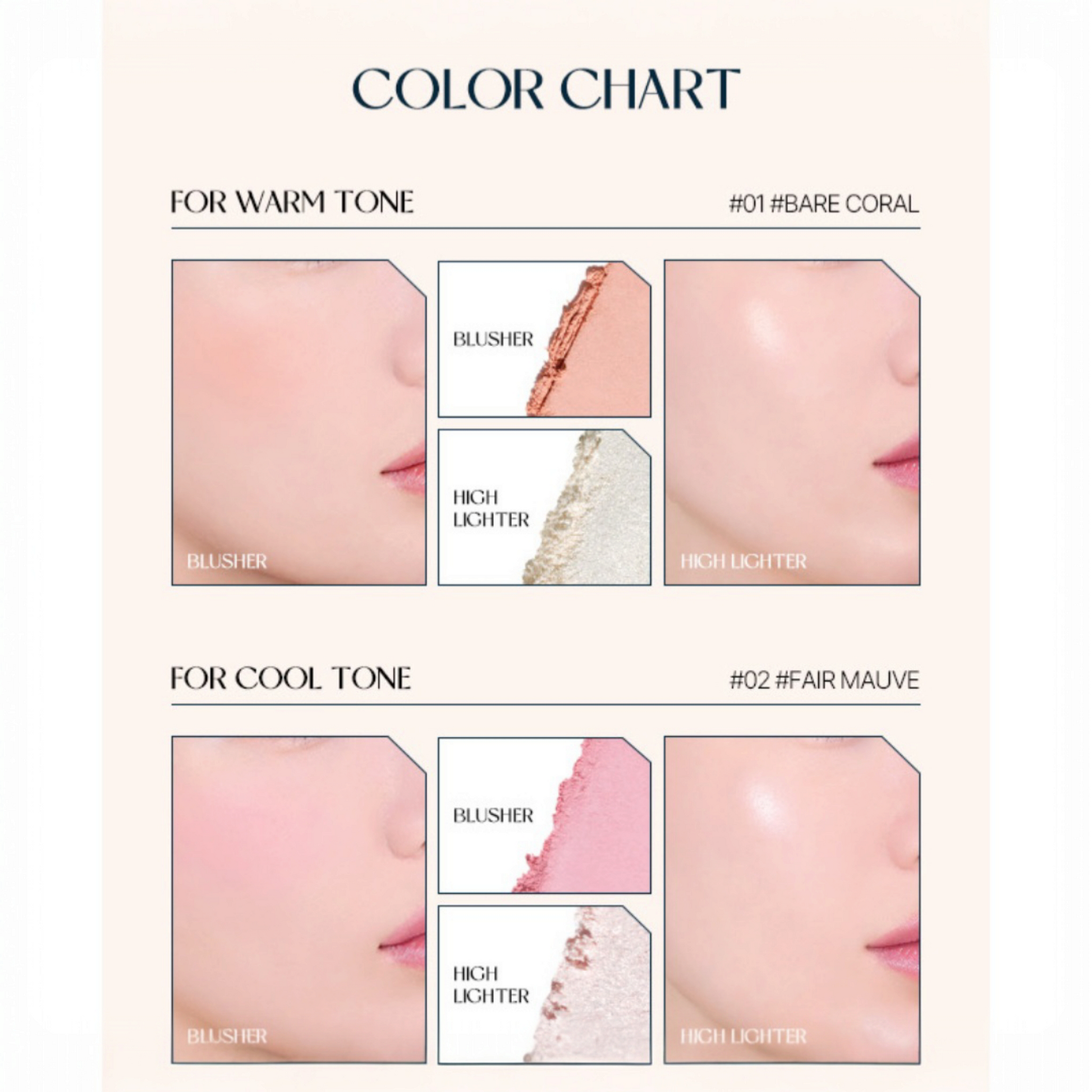 Too Cool For School TAG Mood Blush Beam, blush cu finish luminos care oferă obrajilor un aspect proaspăt și natural
